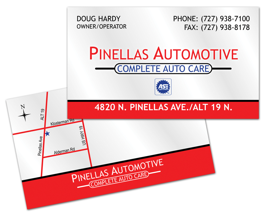 Pinellas Automotive Business Card